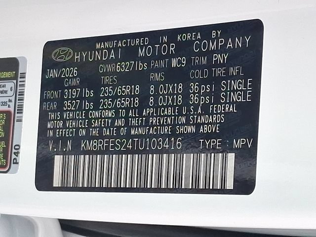 New 2026 Hyundai Palisade SE AWD/4WD image 18