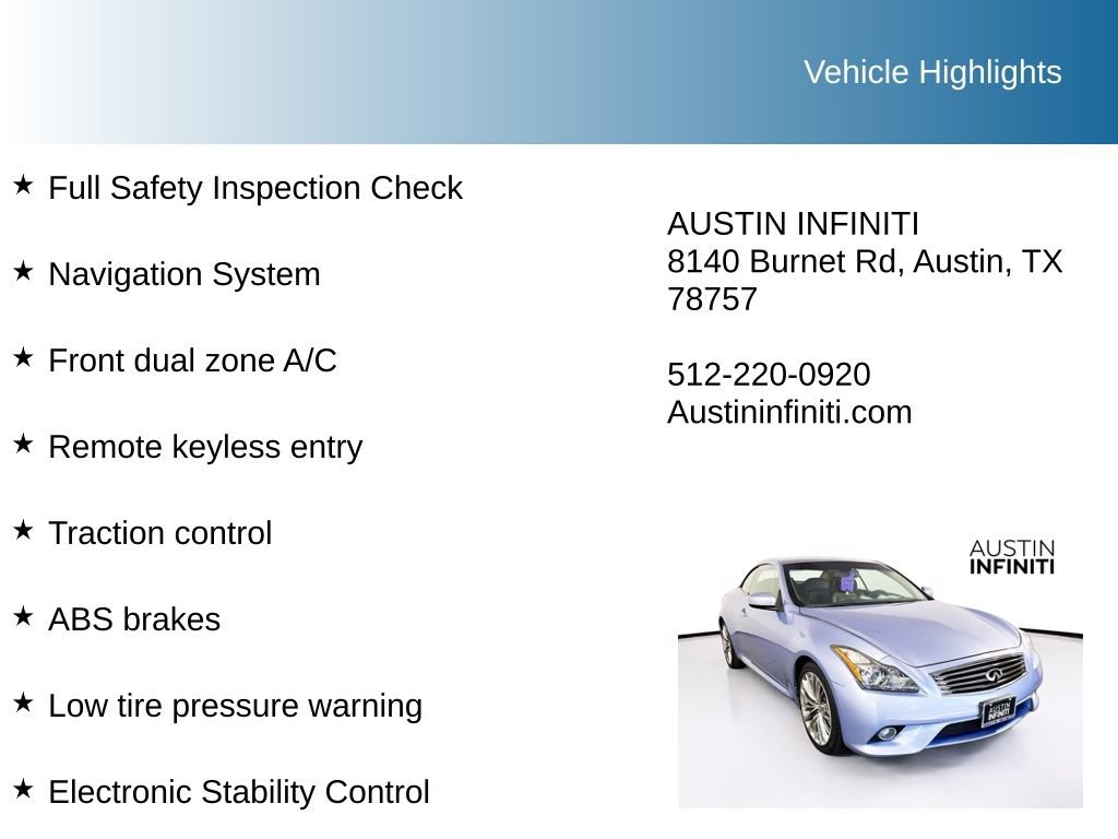 Used 2013 INFINITI G37 Sport RWD image 9