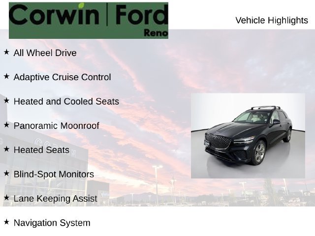 Used 2022 Genesis GV70 3.5T Sport w/ Sport Advanced Package AWD/4WD image 8