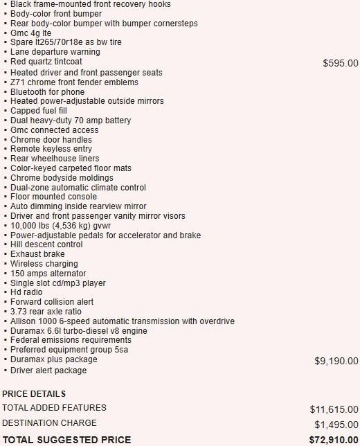 Used 2019 GMC Sierra 2500 Denali w/ Duramax Plus Package AWD/4WD image 6
