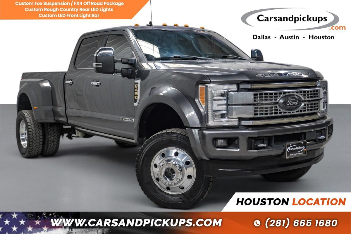 Used 2019 Ford F450 Platinum w/ Platinum Ultimate Package AWD/4WD image 1
