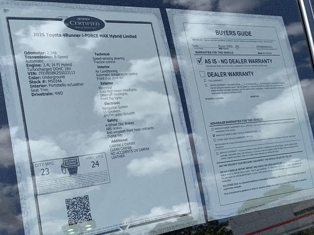 Used 2025 Toyota 4Runner Limited image 40