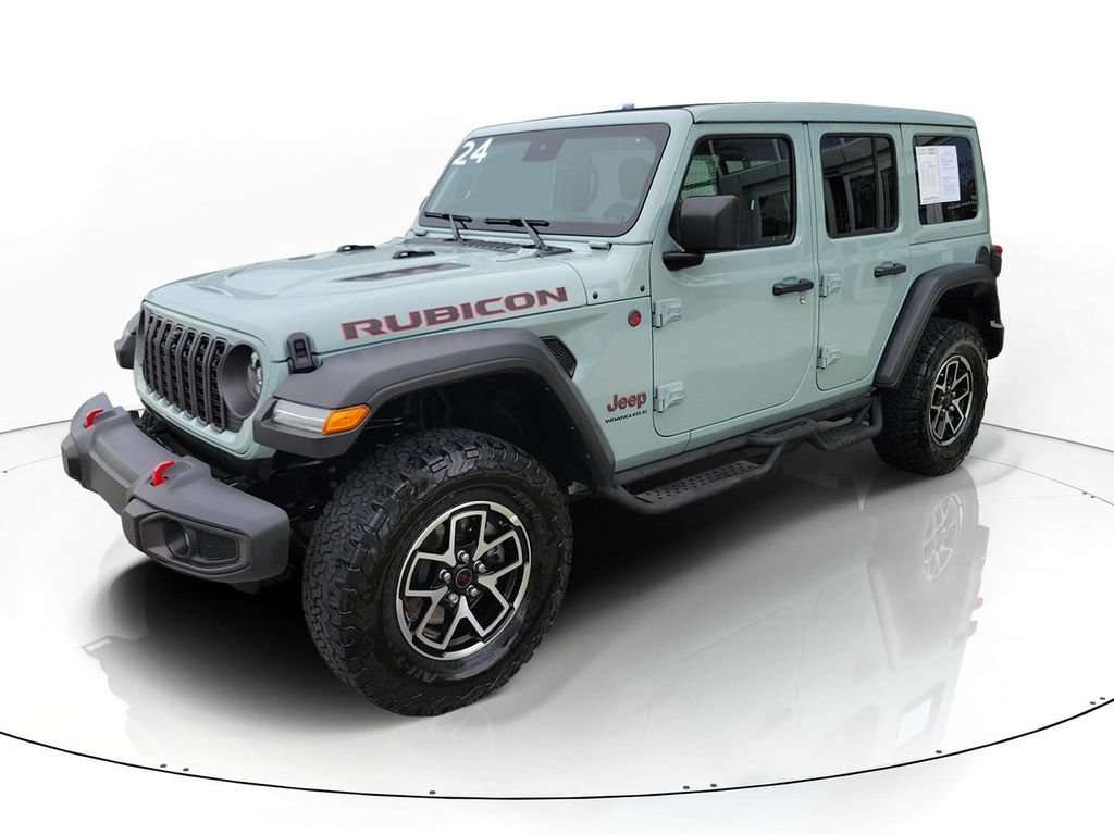 Used 2024 Jeep Wrangler Unlimited Rubicon w/ Technology Group AWD/4WD image 2