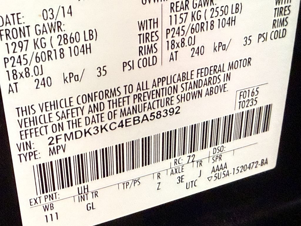 Used 2014 Ford Edge Limited FWD image 52