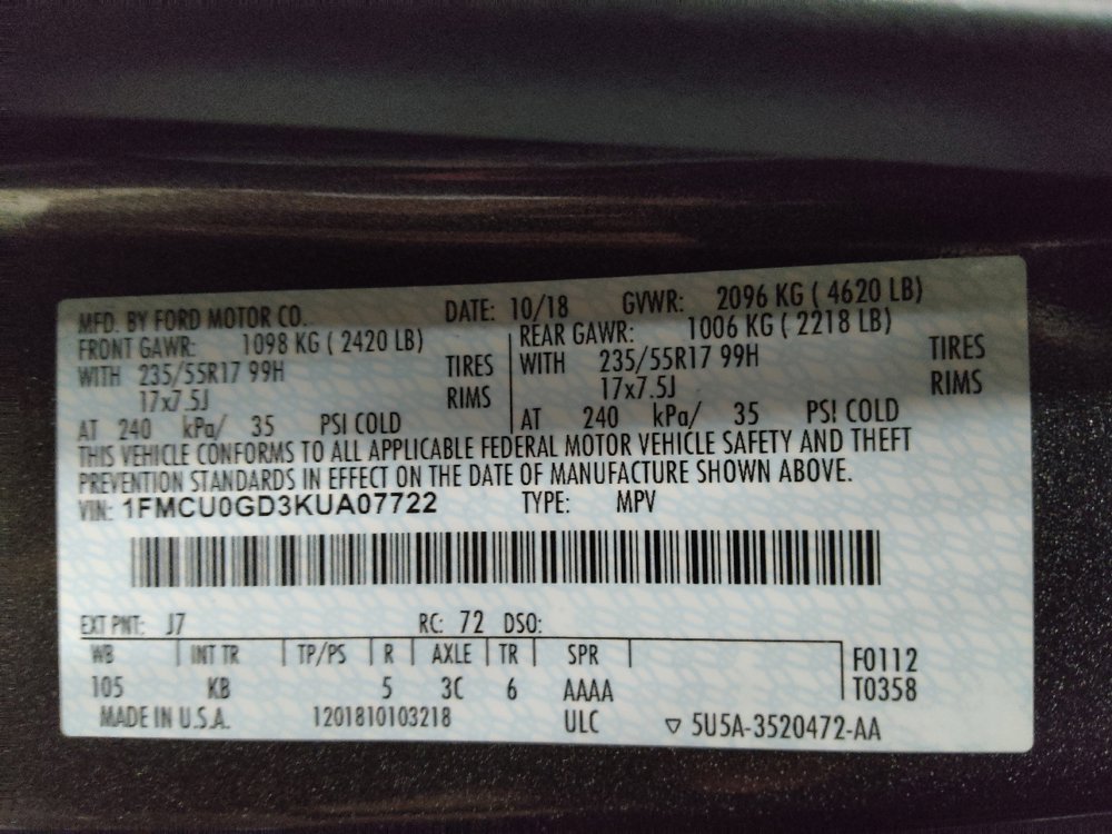 Used 2019 Ford Escape SE FWD image 33