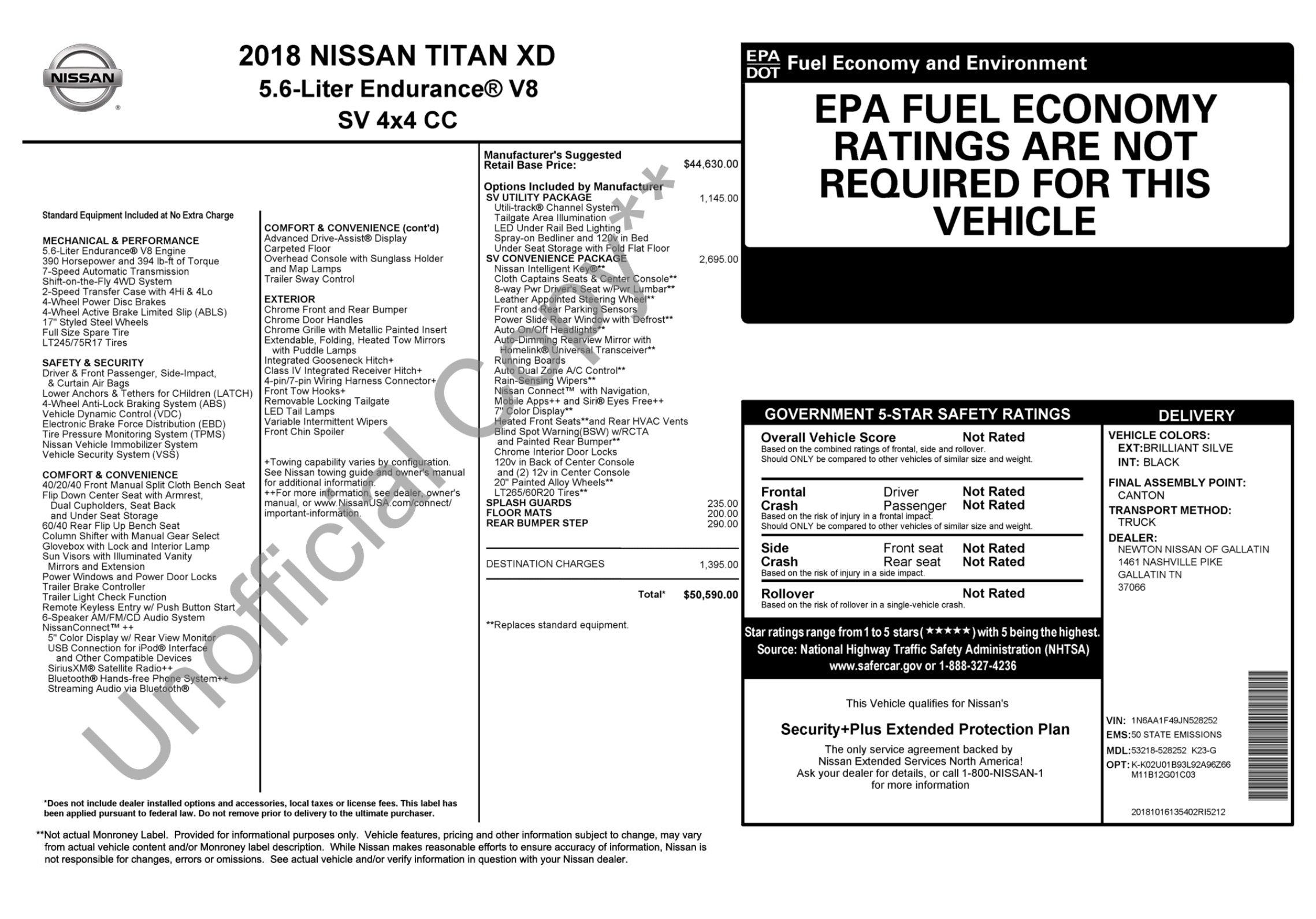 Used 2018 Nissan Titan SV w/ SV Convenience Package AWD/4WD image 2