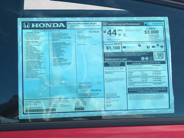 New 2026 Honda Accord Sport image 17