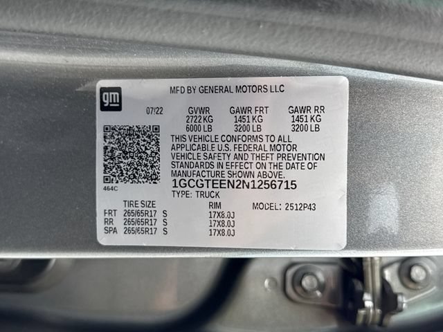 Used 2022 Chevrolet Colorado ZR2 AWD/4WD image 23