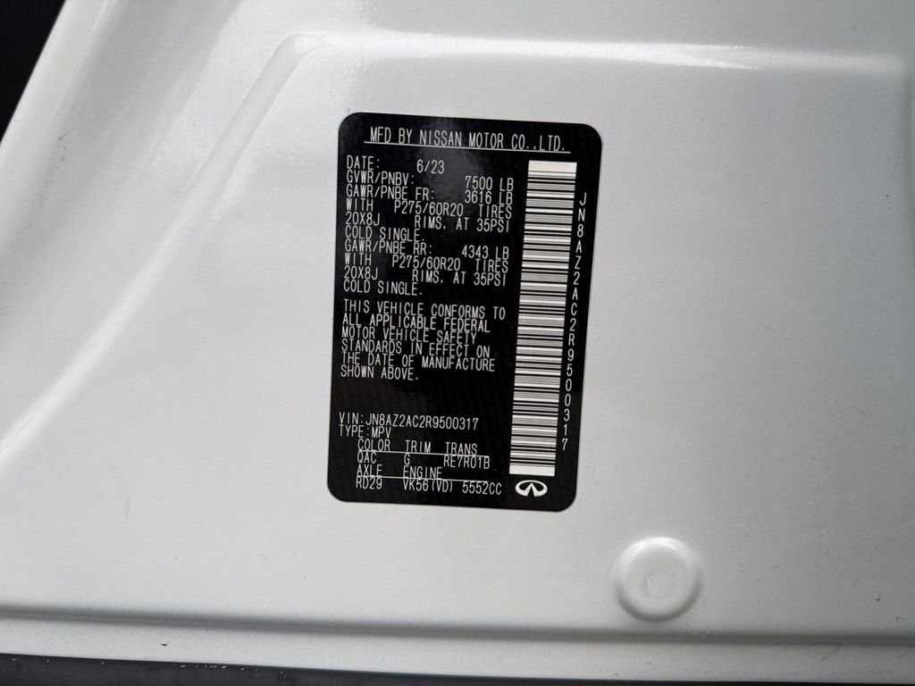 Used 2024 INFINITI QX80 Luxe image 37