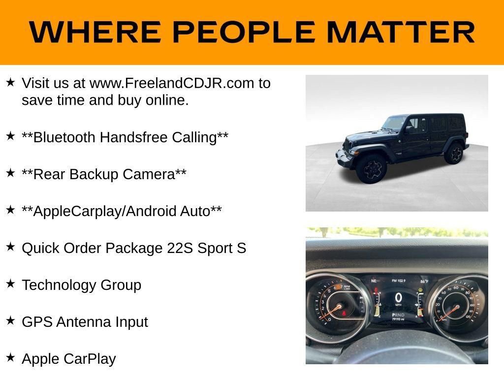 Used 2021 Jeep Wrangler Unlimited Sport image 25