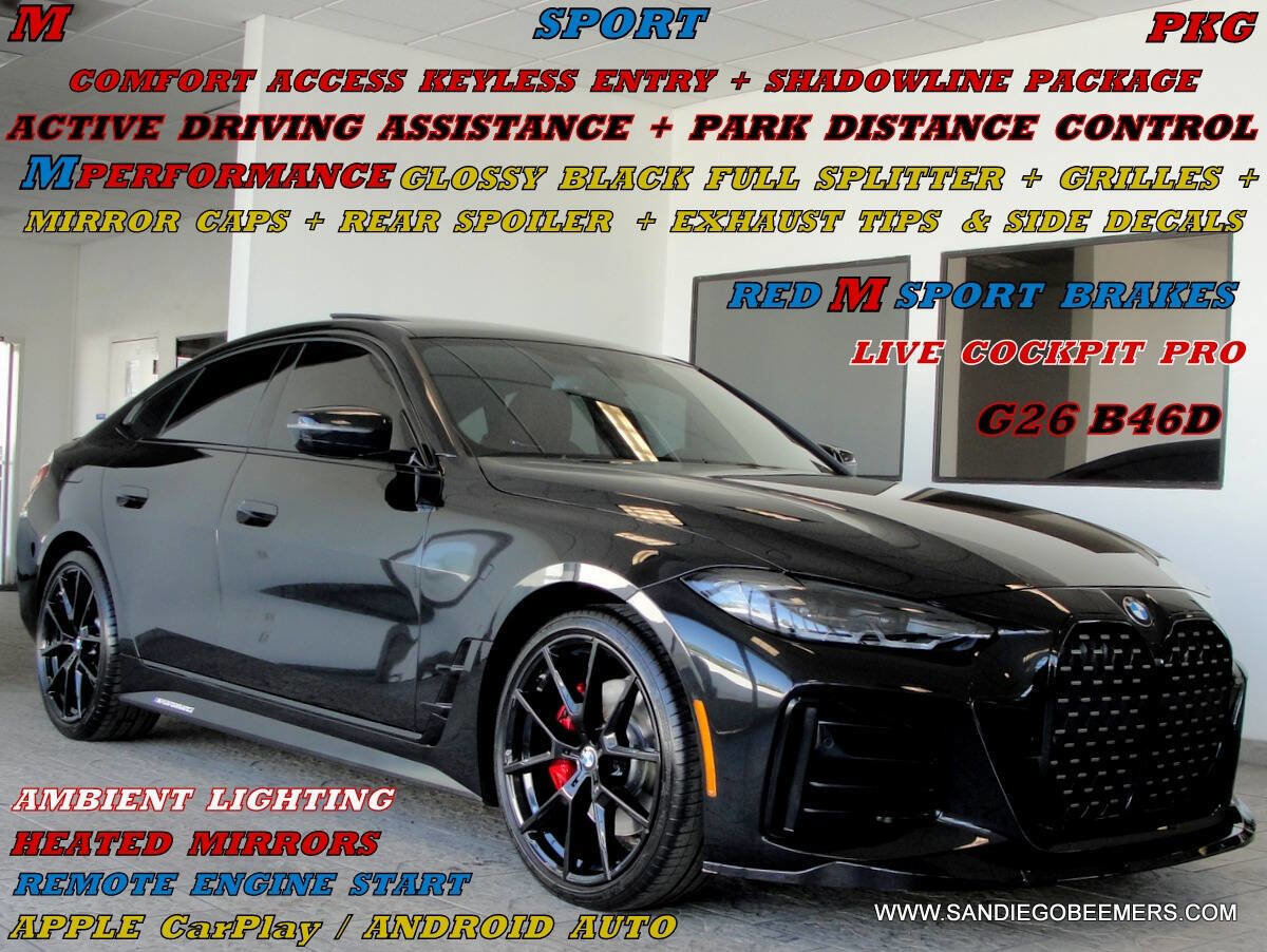 Used 2022 BMW 430i Gran Coupe 430i GC M SPORT+M BRAKES+SHADO w/ M Sport Package image 1