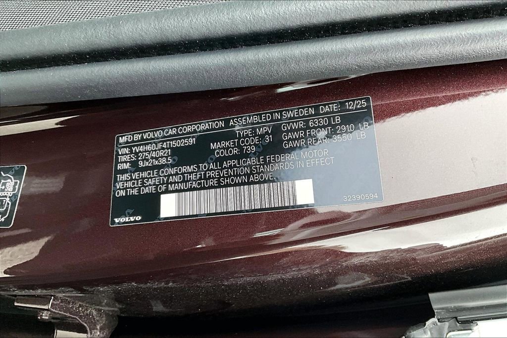 New 2026 Volvo XC90 T8 Ultra w/ Protection Package image 8