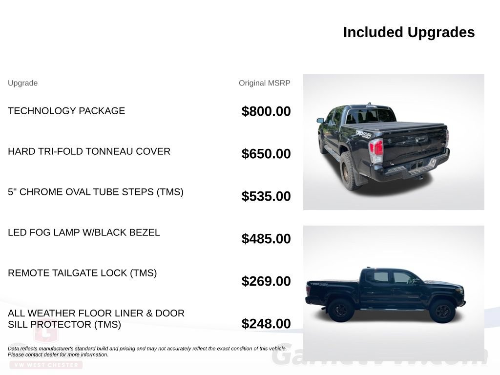 Used 2022 Toyota Tacoma TRD Sport w/ Technology Package AWD/4WD image 8