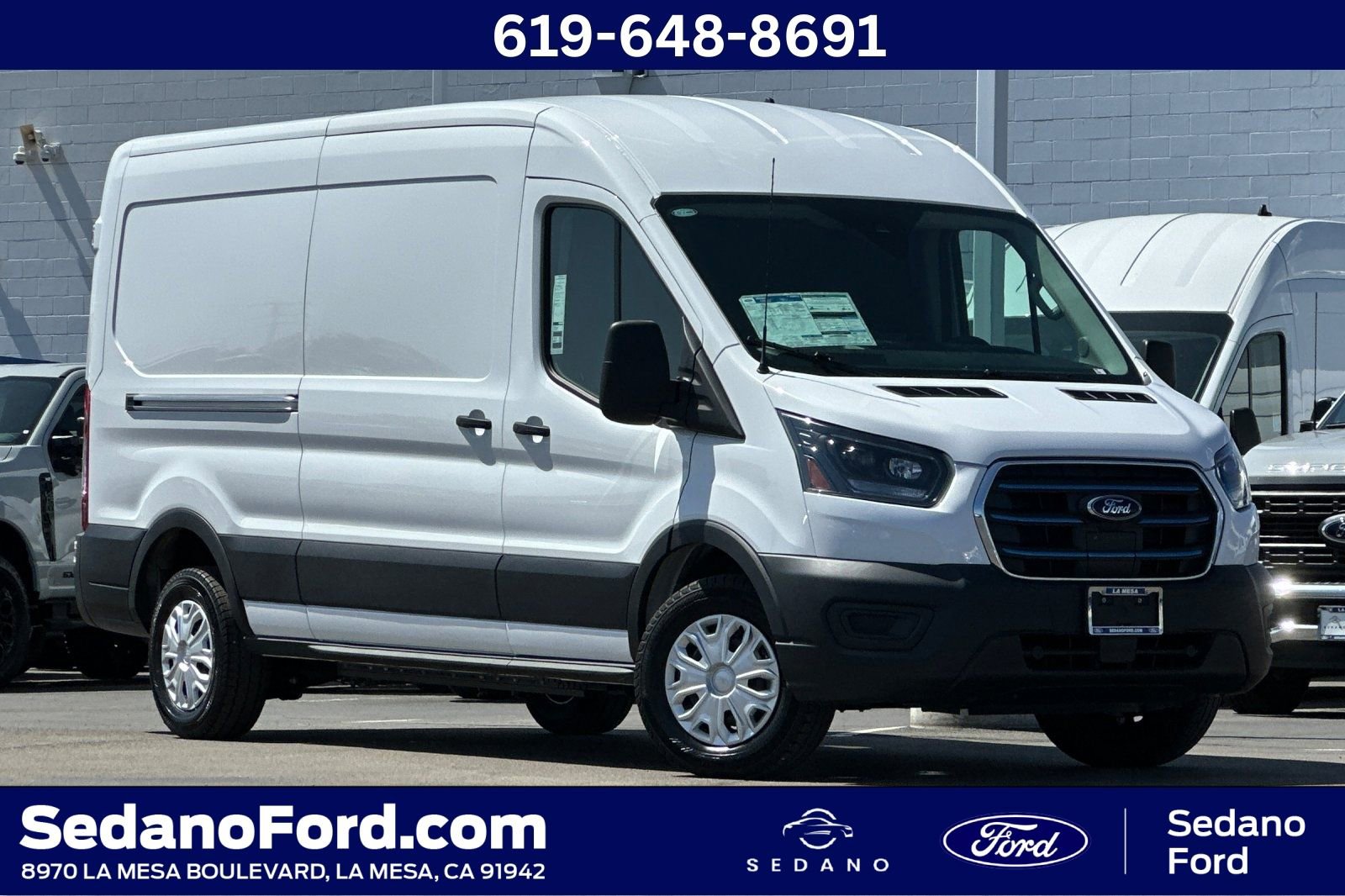 New 2025 Ford E-Transit 148 Medium Roof w/ Load Area Protection Package RWD image 1