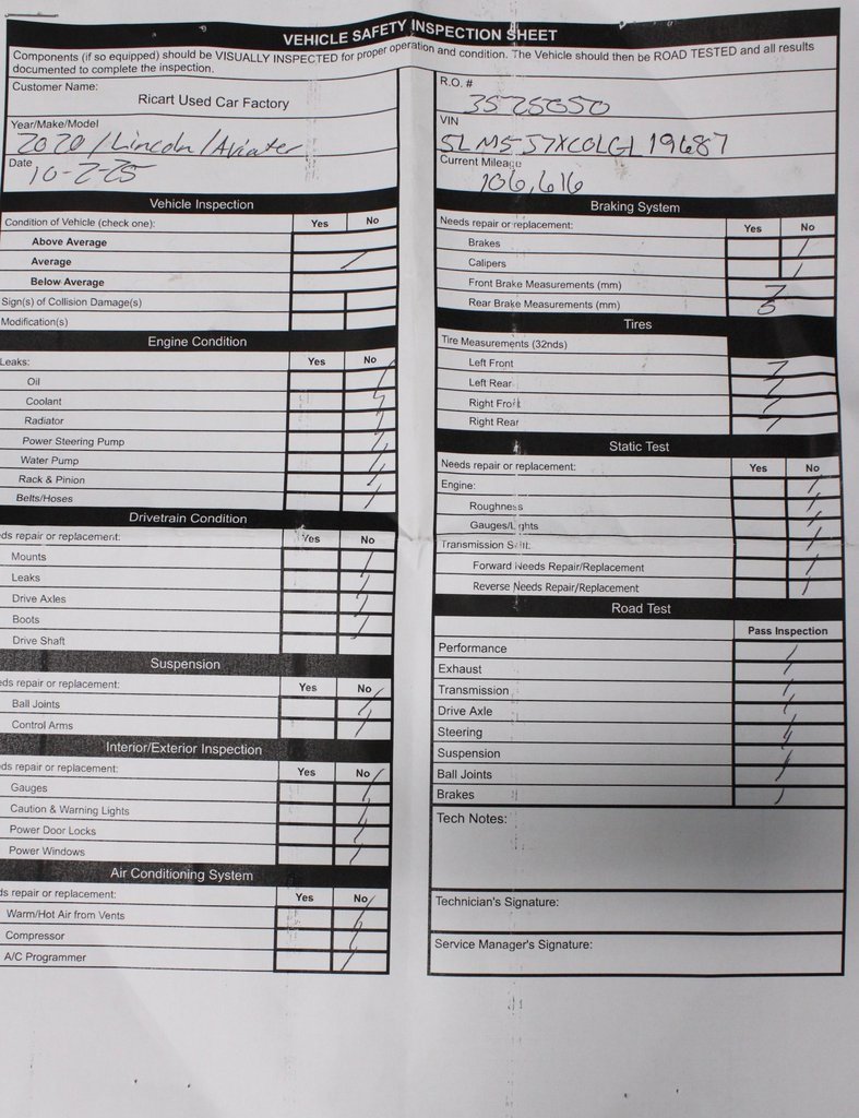 Used 2020 Lincoln Aviator Reserve w/ Equipment Group 201A image 5