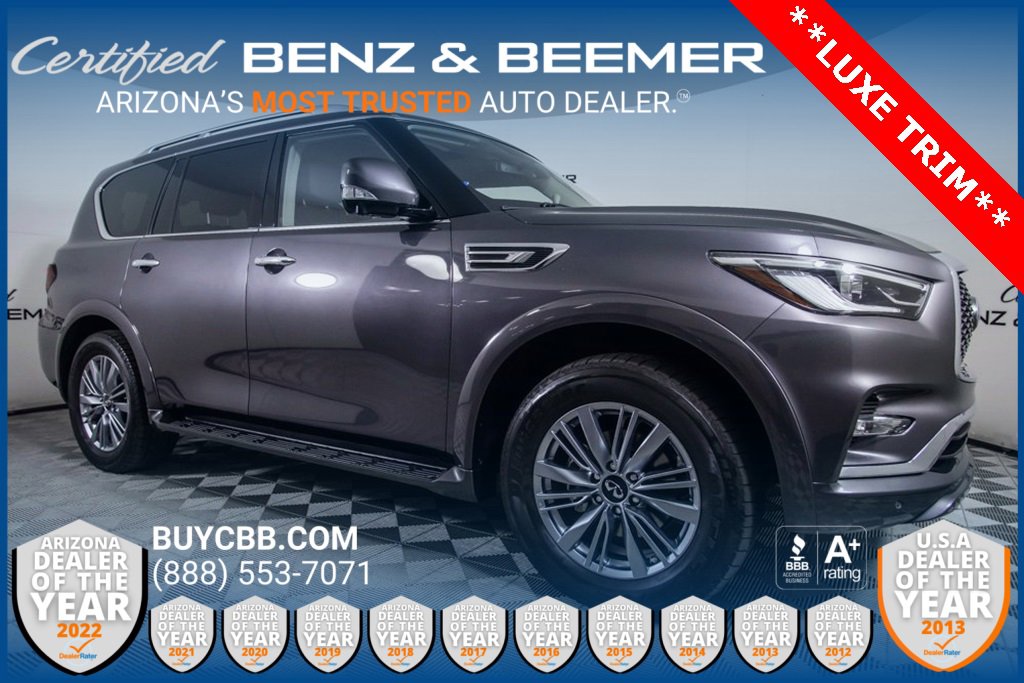 Used 2022 INFINITI QX80 Luxe w/ Cargo Package