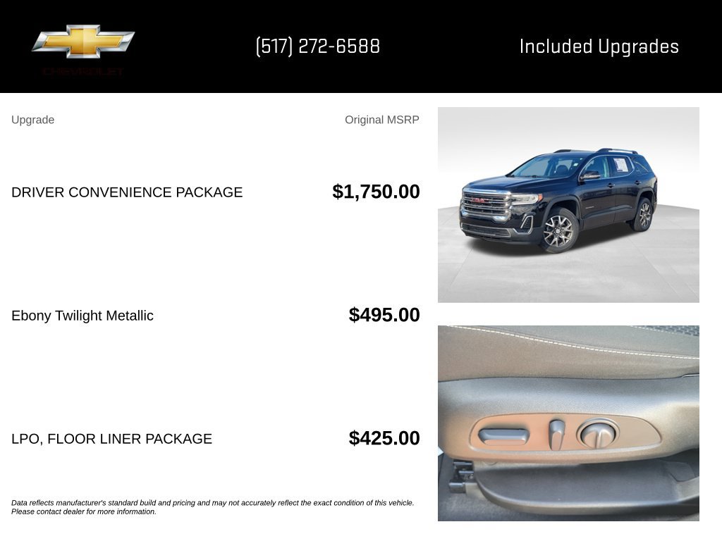 Used 2023 GMC Acadia SLE w/ Driver Convenience Package FWD image 15