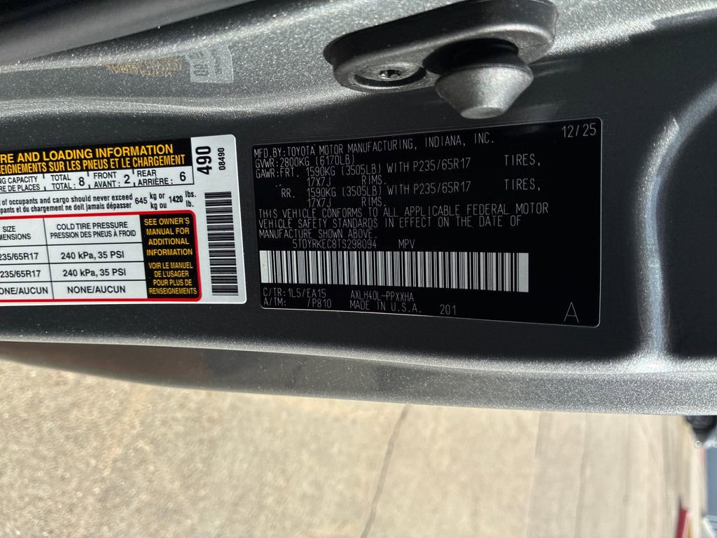 New 2026 Toyota Sienna XLE image 51