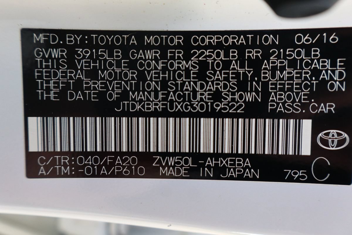 Used 2016 Toyota Prius Two FWD image 45