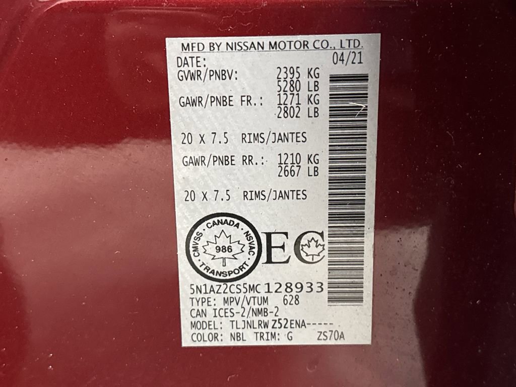 Used 2021 Nissan Murano SL image 38