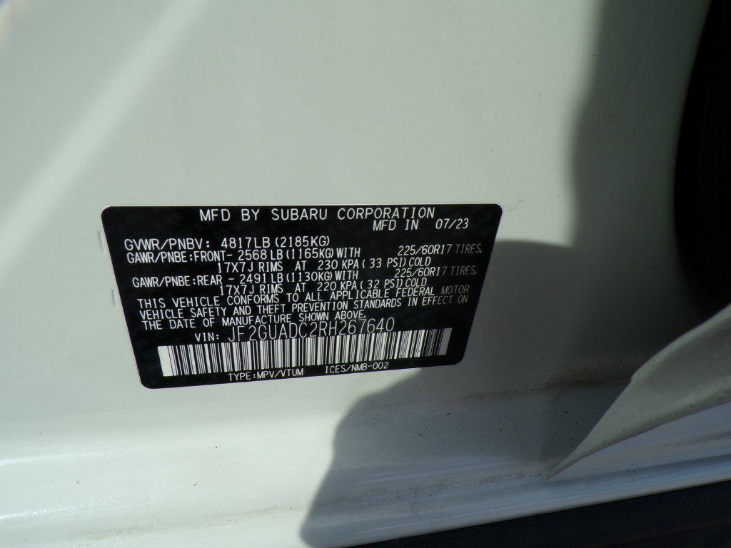 Used 2024 Subaru Crosstrek 2.0i Premium AWD/4WD image 33