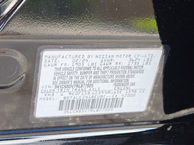 Used 2024 Nissan Versa S w/ S Plus Package FWD image 32