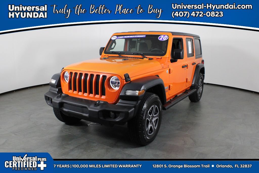 Used 2020 Jeep Wrangler Unlimited Sport S AWD/4WD image 1