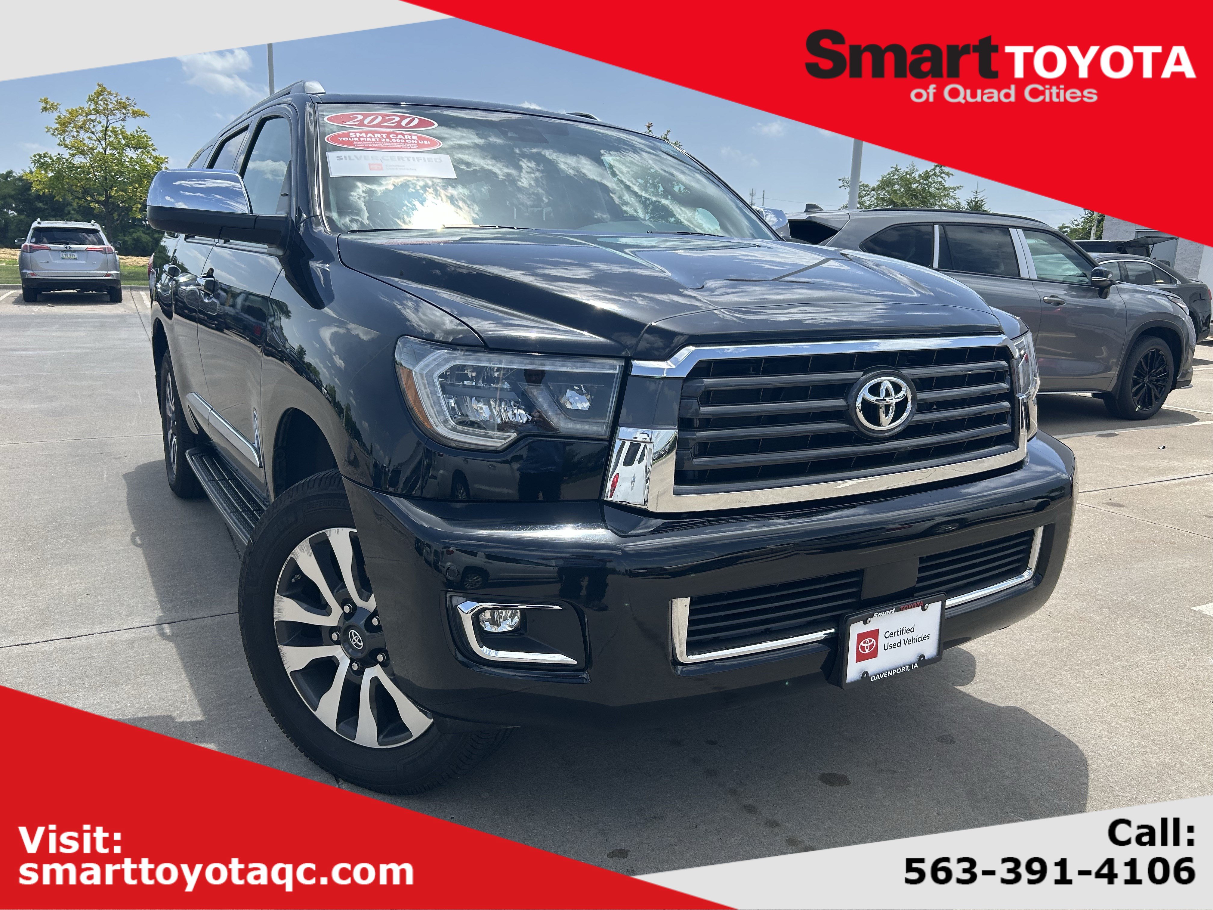 Certified 2020 Toyota Sequoia Limited w/ Safety & Convenience Package