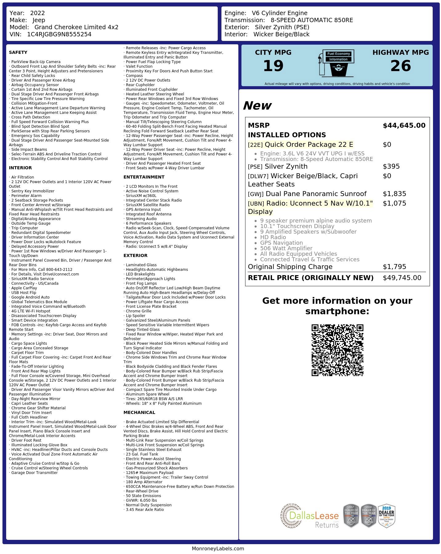 Used 2022 Jeep Grand Cherokee Limited RWD image 3