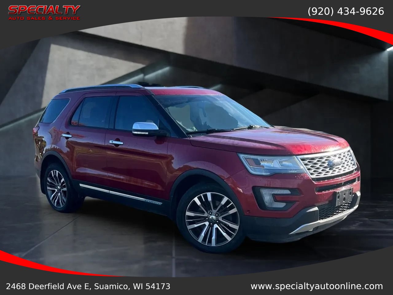 Used 2016 Ford Explorer Platinum AWD/4WD image 2