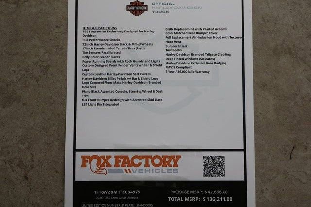 New 2026 Ford F250 Lariat w/ Black Appearance Package image 13