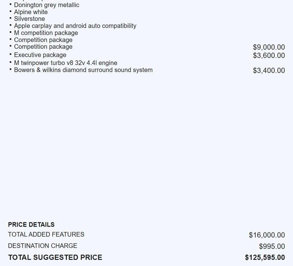 Used 2021 BMW X6 M w/ Competition Package image 37