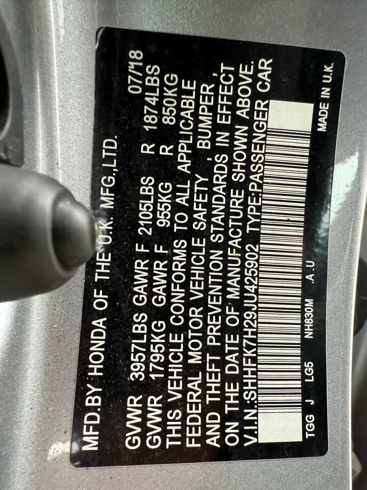 Used 2018 Honda Civic LX image 29