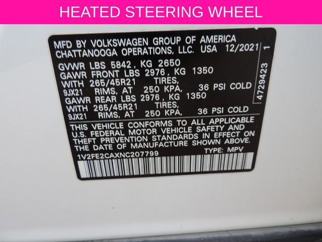 Used 2022 Volkswagen Atlas Cross Sport SEL Premium R-Line AWD/4WD image 22