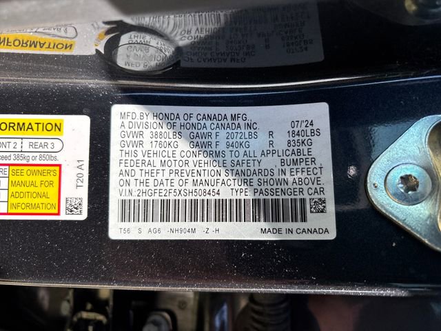 Used 2025 Honda Civic Sport image 30