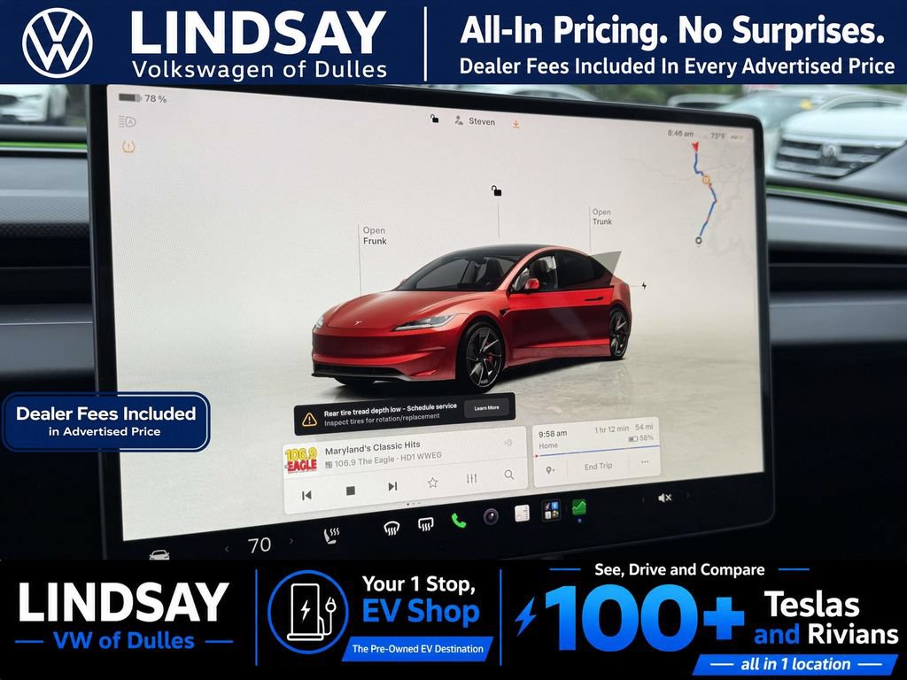 Used 2024 Tesla Model 3 Performance AWD/4WD image 18