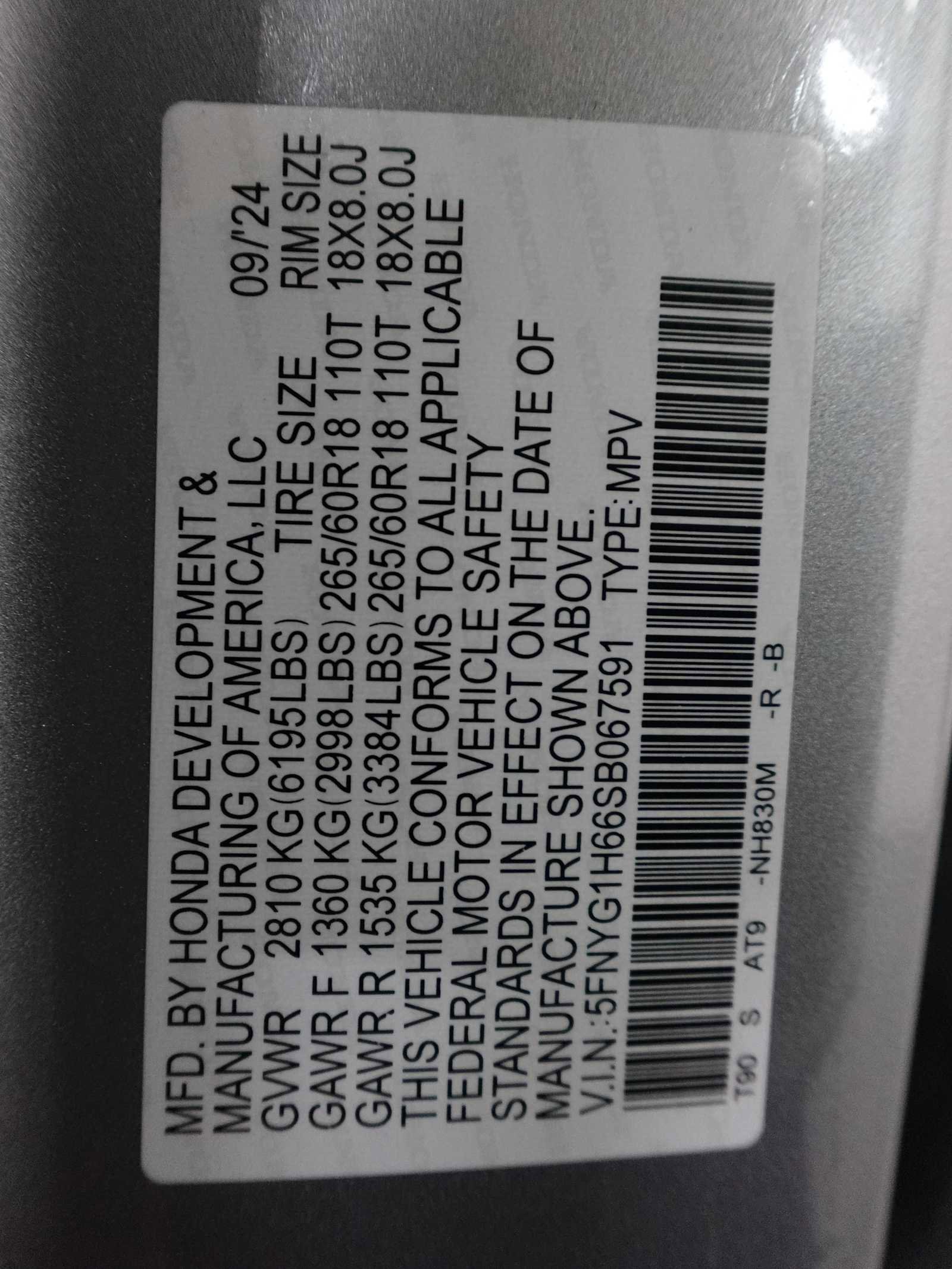 Certified 2025 Honda Pilot TrailSport image 32