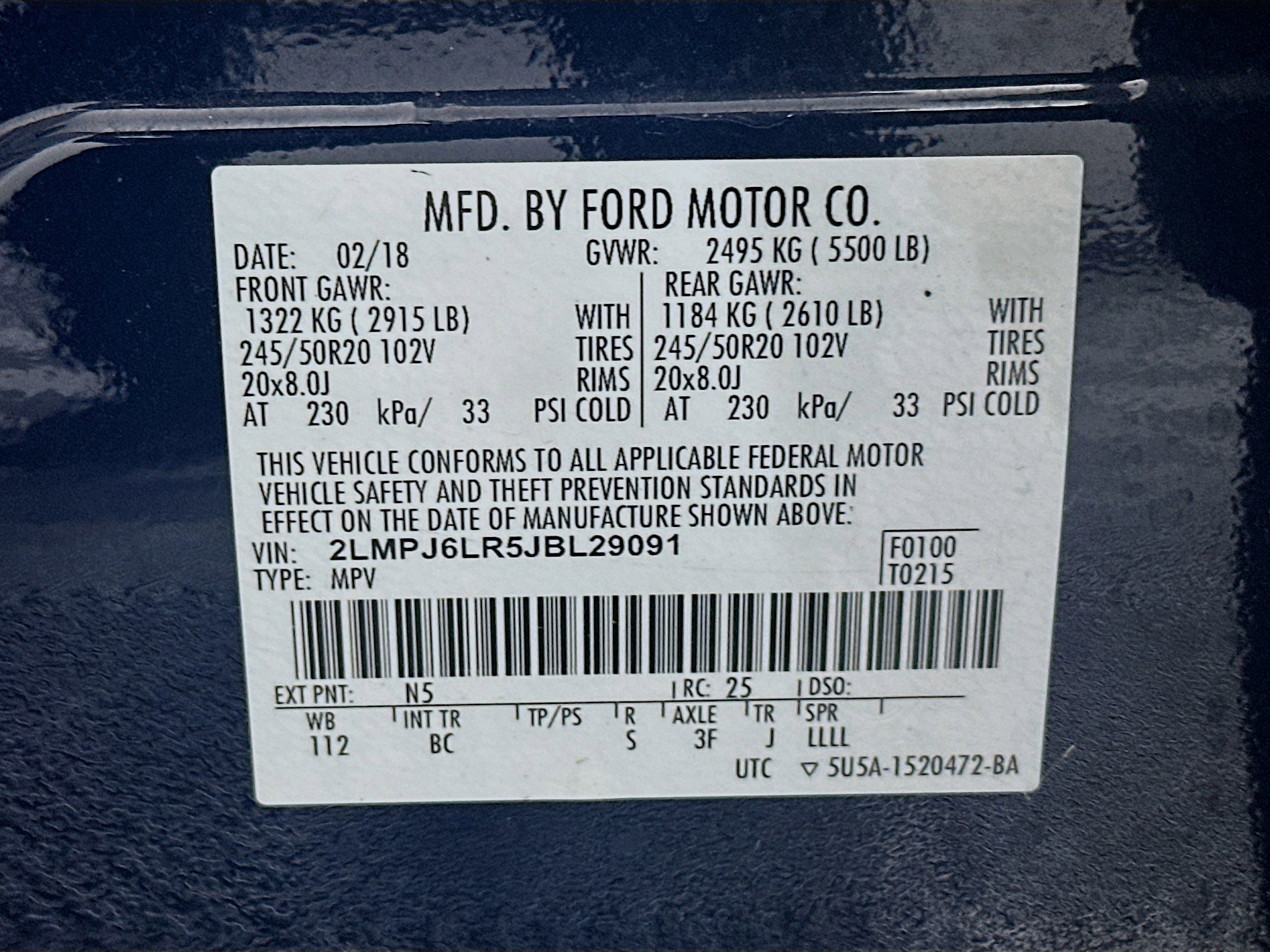 Used 2018 Lincoln MKX Reserve FWD image 12