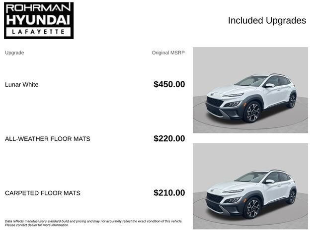 Used 2023 Hyundai Kona Limited w/ Cargo Package AWD/4WD image 4