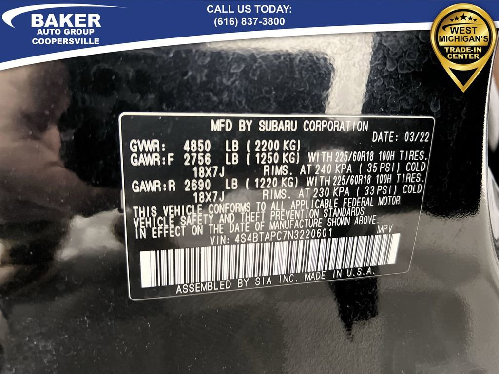 Used 2022 Subaru Outback Touring image 35