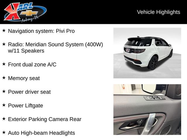 Used 2023 Land Rover Discovery Sport SE R-Dynamic image 3