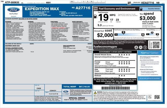 Used 2019 Ford Expedition Max Limited RWD image 4