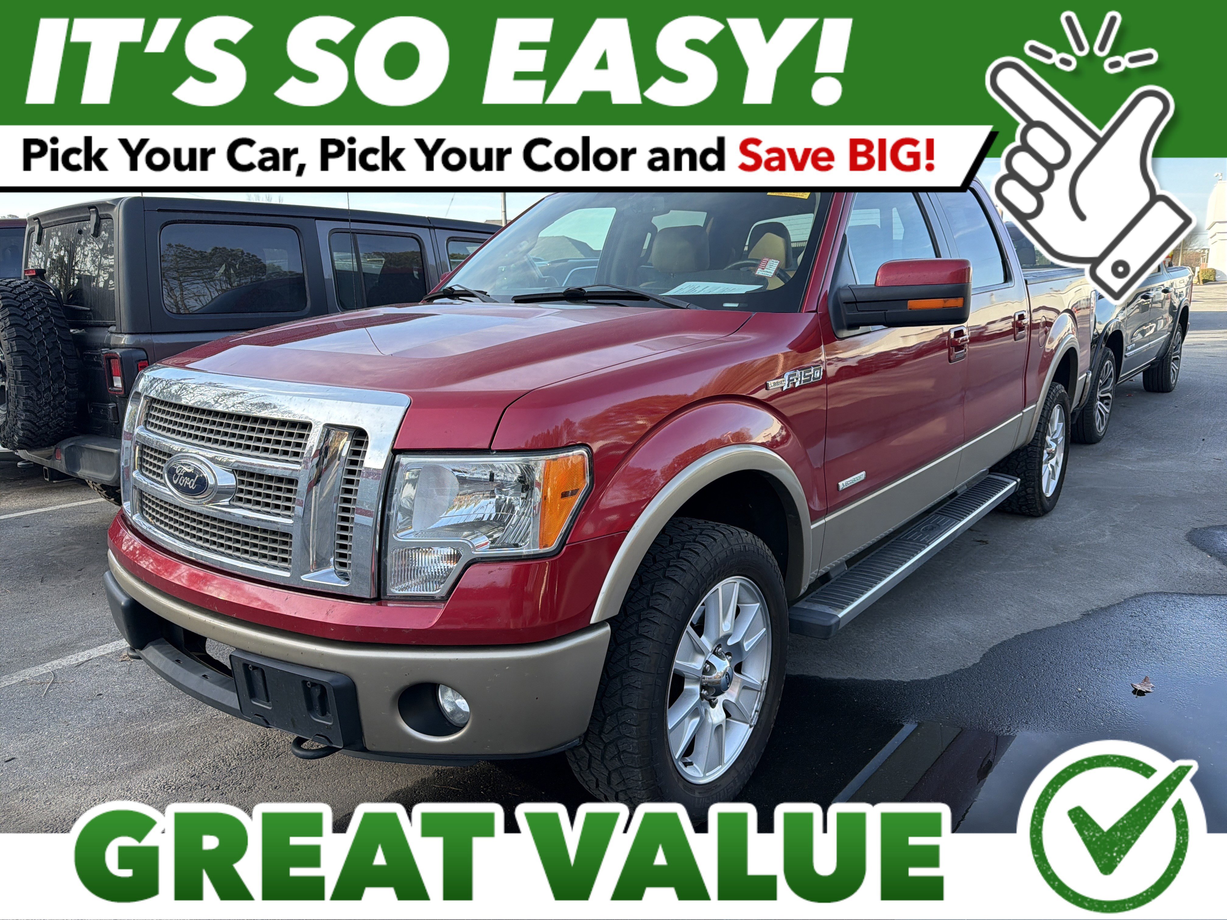 Used 2012 Ford F150 Lariat w/ Lariat Plus Pkg