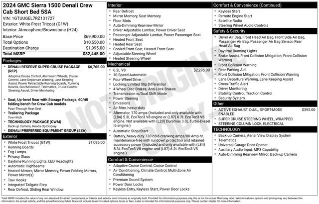 Used 2024 GMC Sierra 1500 Denali AWD/4WD image 2