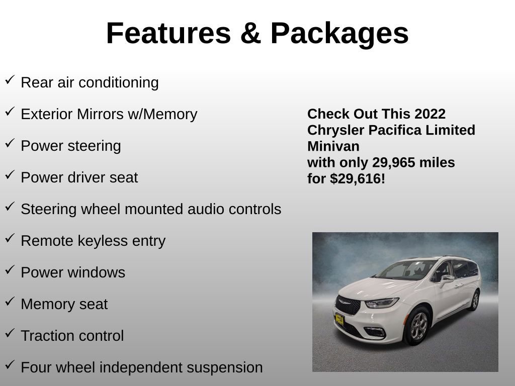 Used 2022 Chrysler Pacifica Limited FWD image 13