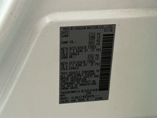 Used 2018 Nissan Pathfinder SV w/ SV Tech Package image 34