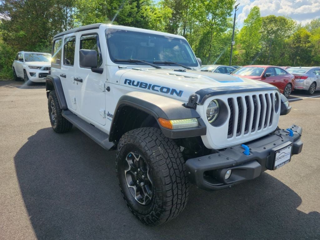Used 2021 Jeep Wrangler Unlimited Rubicon 4xe w/ Steel Bumper Group AWD/4WD image 3