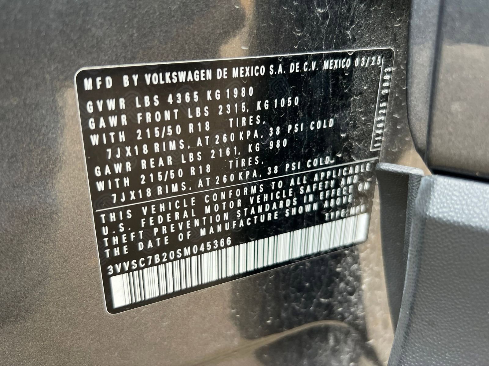 Used 2025 Volkswagen Taos SE image 30