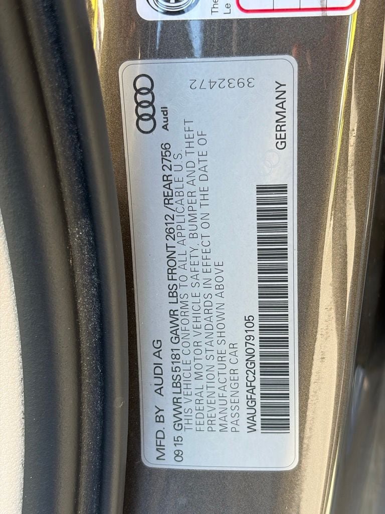 Used 2016 Audi A6 2.0T Premium Plus AWD/4WD image 23