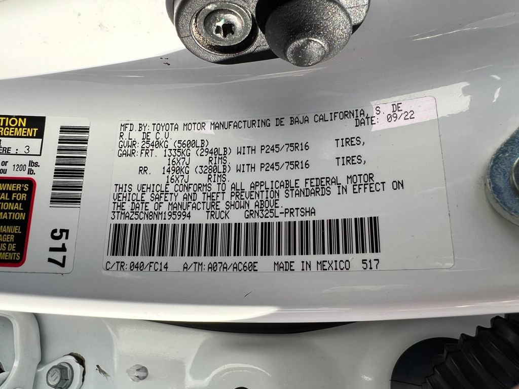 Used 2022 Toyota Tacoma SR5 image 41